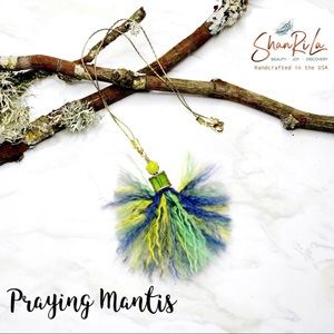 NWT ShanRiLa Praying Mantis Boho Pendant Necklace